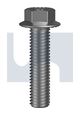 SERRATED FLANGED HEX BOLT HDG 4.6 SERR FL BOLT:M20 X  60