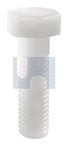 HEX HEAD BOLT NYLON DIN931 : M8 X 75