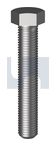 HEX SET SCREW 316 SET SCRW: 1/2UNF X 2