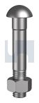 FISHBOLT & NUT PLN 8.8 FISH B/N: M24 X 140