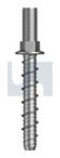 XBOLT PRO- VERT HANG FLNG STUD Z/P E1SF FEX VERT XBOLT:M10X40