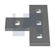 FLAT PLATE TEE SHAPE 4 HOLE HDG FLAT PLATE 1031: M12