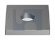 FLAT PLATE FITTING 1 HOLE HDG FLAT PLATE 1062: M8