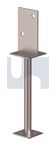 POST SUPPORT H/DUTY T STIRRUP ROD STEM:  90 X  450