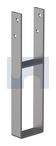 POST SUPPORT H/DUTY 316 U SHAPE W/BAR PS:100 X 450