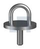 PAD EYE ROUND EYE BOLT 304 EYE PAD RND BOLT: 8 X 50