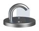PAD EYE ROUND OPEN 304 EYE PAD RND OPEN: 5 X 33