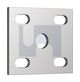 FISH PLATE FOR 40mm-50mm AXLE HDG FISH PLT SLOT 5:90X100X6