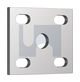 FISH PLATE FOR 40mm-50mm AXLE HDG FISH PLT SLOT 5:90X100X8