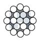 WIRE ROPE 1x19 316 W/ROPE: 1 X 19 X 10.0 305M