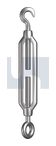 HDG T/BKLE HOOK+EYE:M8 X 125