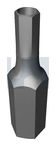 BIT SOCKET  POST HEX POST HEX SOCKET BIT: M4