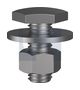 FASCIA BOLT & NUT Z/P 4.6 FASCIA KIT: M12 X 30