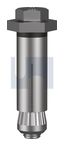 HBS-BOLT HEX - BLIND INSTALL HDG 8.8 HBS-BOLT HEX:M16 X  80