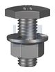 FASCIA BOLT & NUT HDG 8.8 FASCIA KIT: M12 X 40