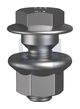 SHOULDER PURLIN BOLT / NUT Z/P 4.6 SHLDER/PURL KIT M12X30