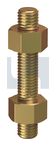 STUD BOLT & NUT KIT B7/2H ZYP KIT:  5/8UNC X 140