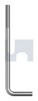 FOUNDATION L-BOLT HDG 4.8 FND L-BOLT:M12X350X 60