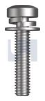 SEMS SPR/FLT METAL TRD PAN TRX Z/P MS SEMS PAN TORX:M4X08