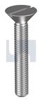 METAL THREAD CSK SLOT 316 DIN963 CSK SL:M5 X  10
