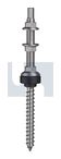 NW21 SOLAR SCREW KIT DUAL THRD 304 NW21 SOLAR KIT: 8/M8X200