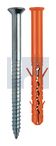 MBR-XT NYLON FRAME PLUG Z/P MBR-XT T40: 10 X  60 / 10