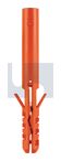 MNL NYLON PLUG NYL MNL PLUG LONG: 6 X 50