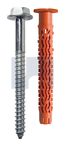 MQLK-STB NYLON FRAME PLUG Z/P MQLK-STB HEX:10 X120 / 50