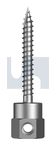 VERTICAL SIDE HANG T17 TIMBER Z/P VERTI T17 SE: M10 X  50