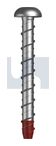 XBOLT - DOME HEAD TORX DRIVE MGAL XBOLT DOME T50:M10 X 100