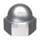 DOME (2PC WELD) HEX NUT 304 2PC WELD DOME NUT: 1/2 BSW