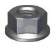 HEX FLANGE NUT [NO SERRATIONS] HDG CL8 DIN6923 NS FLG NUT:M16