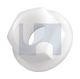 HEX FLANGE NUT NYLON FLANGE NUT:  M5