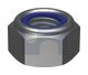 NYLOC HEX NUT GR2 Z/P NYLOC:  1/2 BSW