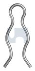 HAIR PIN RETAINER CLIP Z/P HAIR PIN RETAINER CLIP: #5