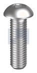 BUTTON HEAD SOCKET SCREW HEX 316 BHSS: 3/8UNC X   3/4