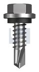 METAL SDS HEX HEAD + WASHER CL4 MET SEAL HX:14-14X 22
