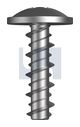 ELECTRICAL PANEL SCREW Z/P PILOT LWAF PH:M3-9 X 13