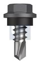 METAL SDS HEX HEAD + WASHER CL4 BA MET SEAL HX: 8-18X 12