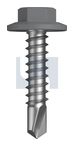 METAL SDS FLANGED HEX HEAD CL4 BG MET FLG HX:12-14X 25