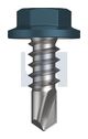 METAL SDS FLANGED HEX HEAD CL4 BR MET FLG HX: 8-18X 12