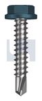 METAL SDS FLANGED HEX HEAD CL4 BR MET FLG HX:10-16X 25