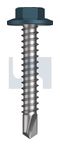 METAL SDS FLANGED HEX HEAD CL4 BR MET FLG HX:12-14X 35