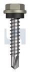 METAL SDS HEX HEAD + WASHER CL4 BU MET SEAL HX:10-16X 25