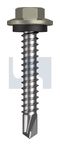 METAL SDS HEX HEAD + WASHER CL4 BU MET SEAL HX:12-14X 35
