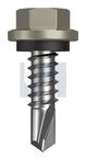 METAL SDS HEX HEAD + WASHER CL4 BU MET SEAL HX:14-14X 22