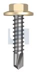 METAL SDS FLANGED HEX HEAD CL4 CC MET FLG HX:12-14X 25