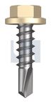 METAL SDS FLANGED HEX HEAD CL4 CC MET FLG HX:14-10X 25