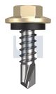 METAL SDS HEX HEAD + WASHER CL4 CC MET SEAL HX:12-14X 20