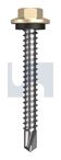 METAL SDS HEX HEAD + WASHER CL4 CC MET SEAL HX:12-14X 45